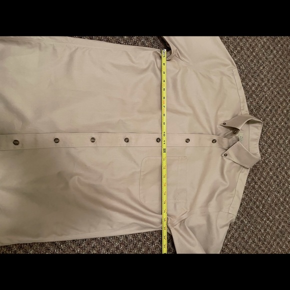 Cabela's Outfitter Series Men's M Khaki Short Sleeve Button Up Shirt New No Tags - Picture 9 of 11